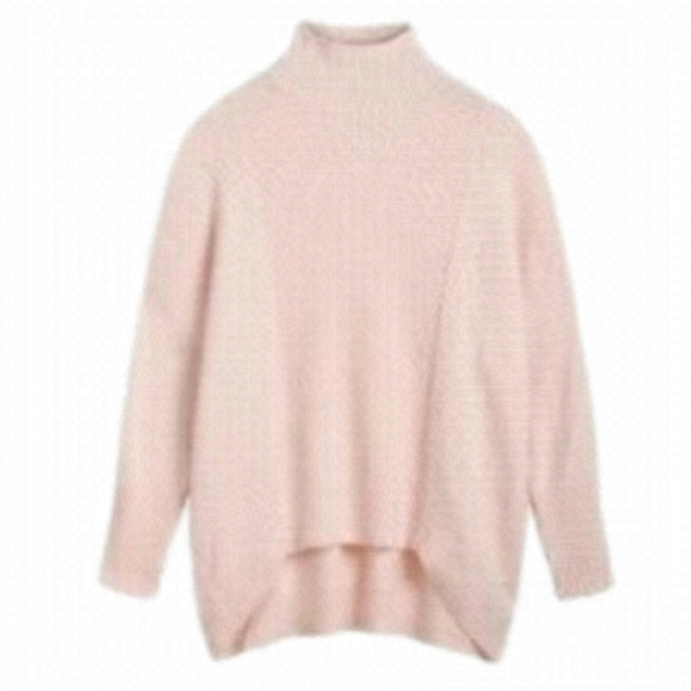 Sandwich Small Pale Pink Rolled Neck Sweater.